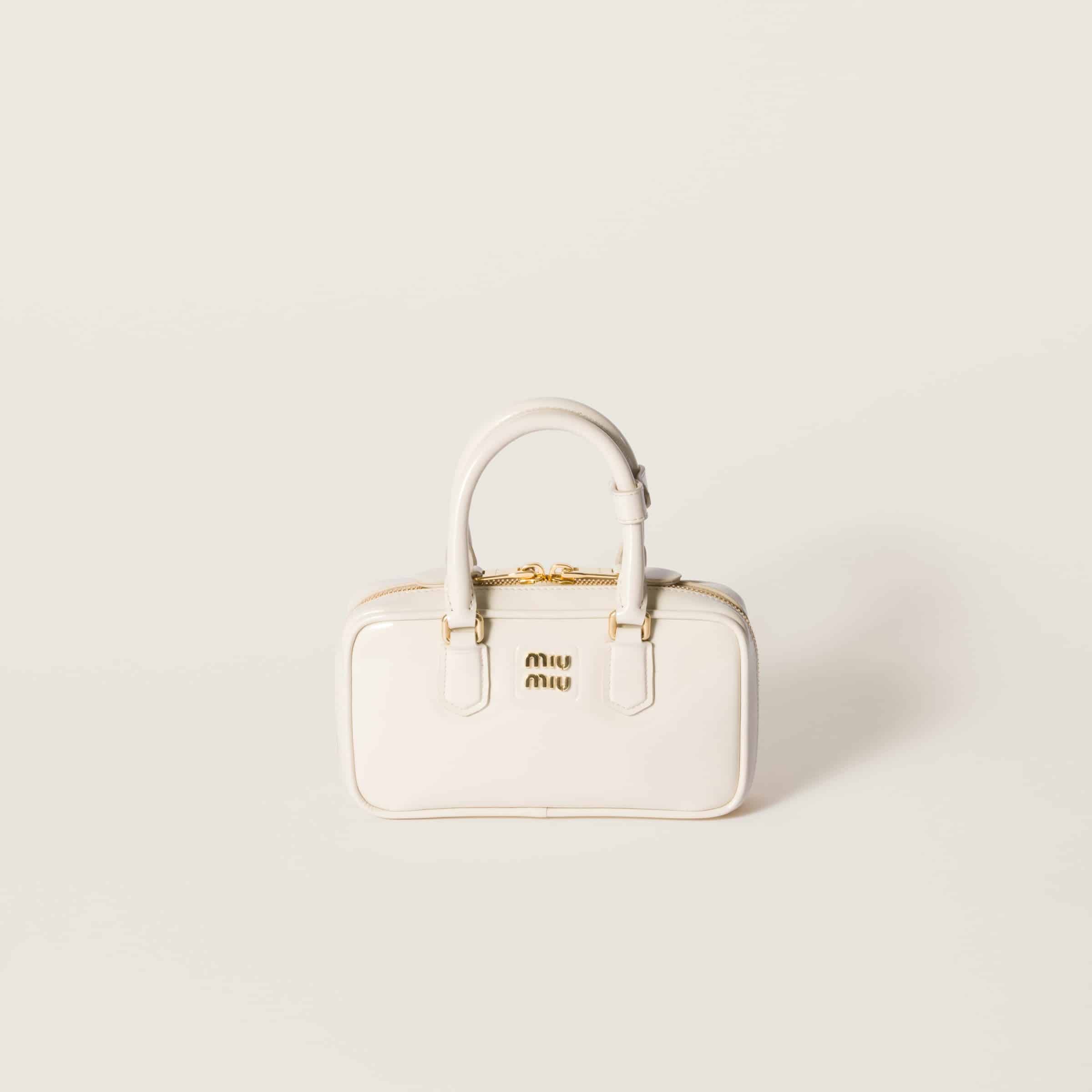Arcadie patent leather mini-bag