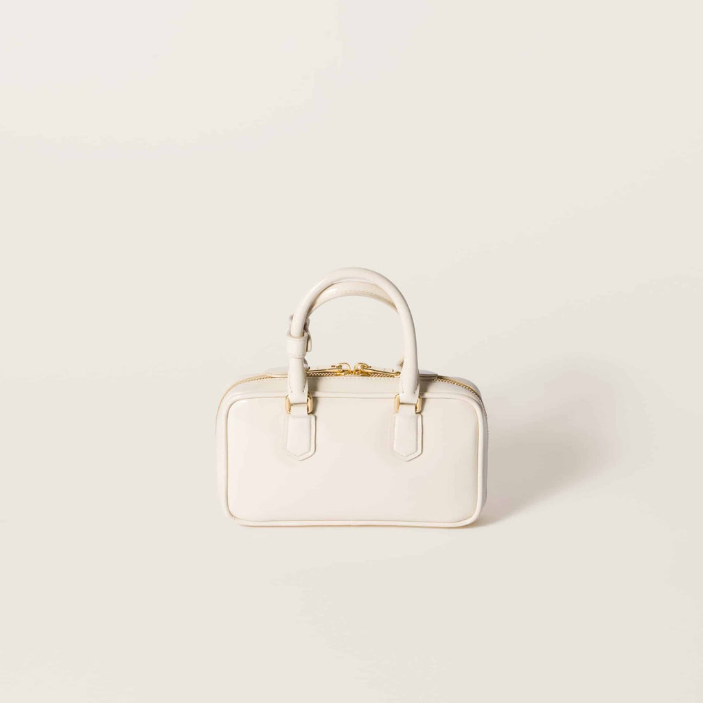 Arcadie patent leather mini-bag
