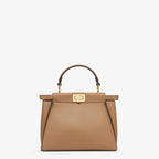 Peekaboo Mini Sand-coloured leather bag