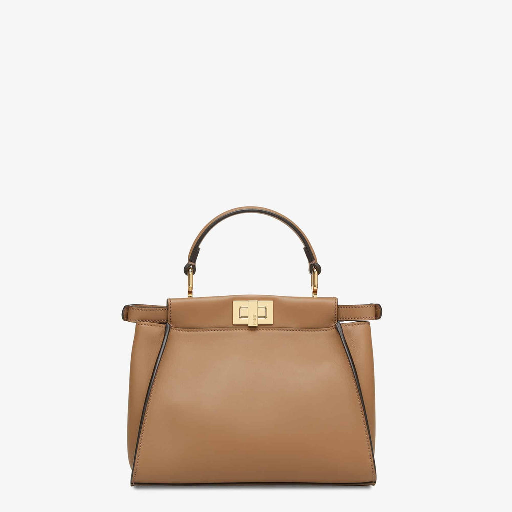 Peekaboo Mini Sand-coloured leather bag