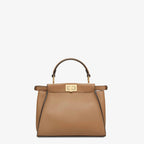 Peekaboo Mini Sand-coloured leather bag