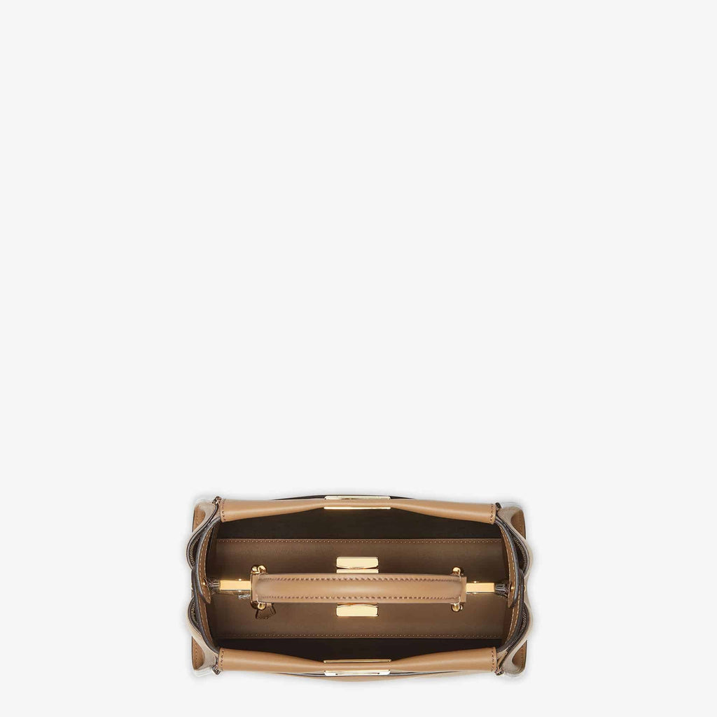 Peekaboo Mini Sand-coloured leather bag
