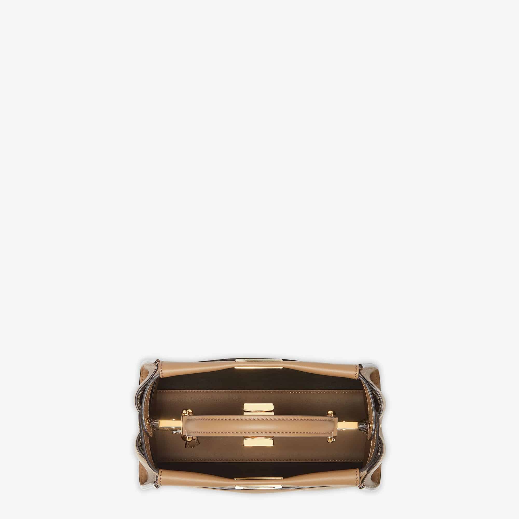Peekaboo Mini Sand-coloured leather bag