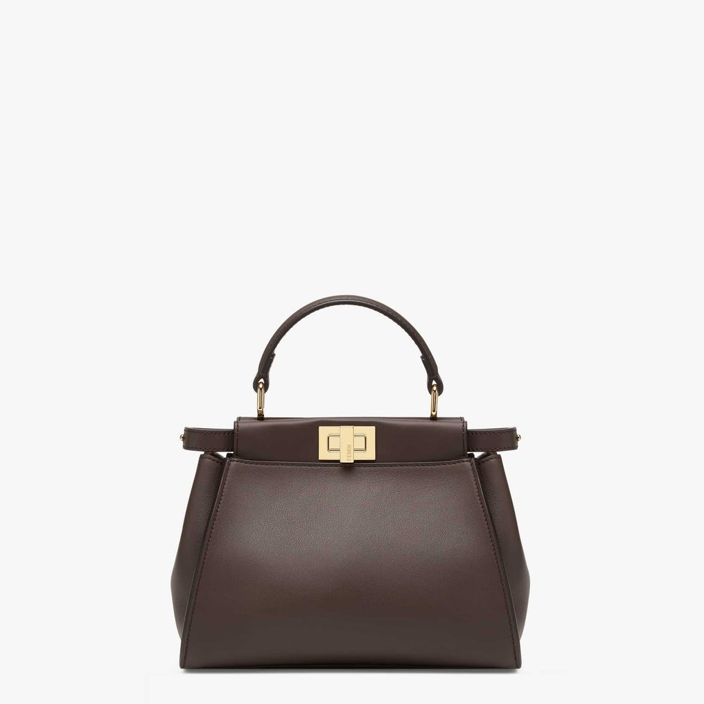 Peekaboo Mini Brown leather bag