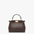 Peekaboo Mini Brown leather bag