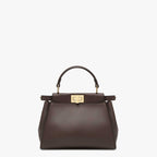Peekaboo Mini Brown leather bag