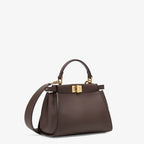 Peekaboo Mini Brown leather bag