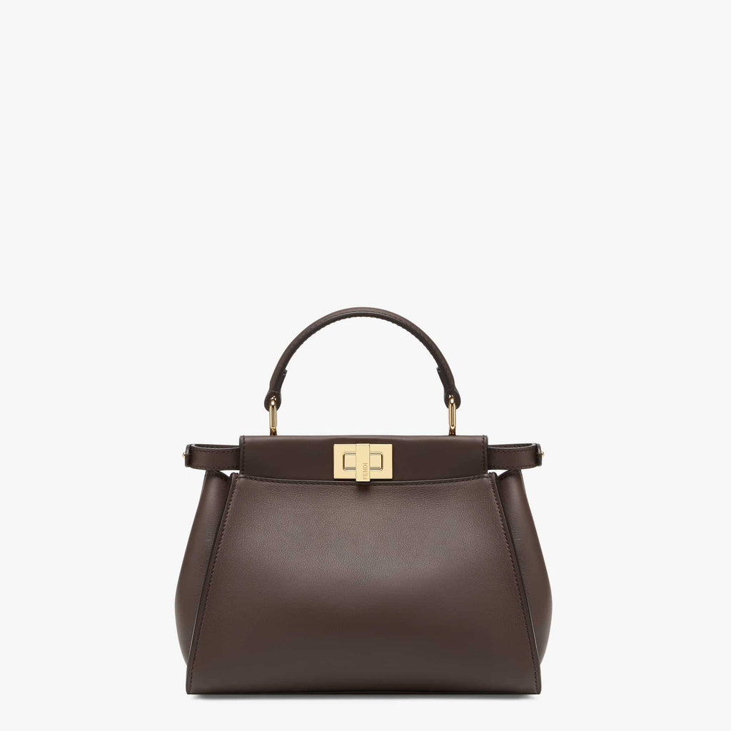 Peekaboo Mini Brown leather bag