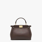 Peekaboo Mini Brown leather bag