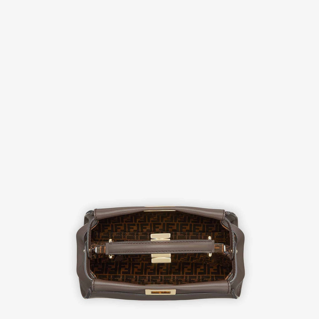 Peekaboo Mini Brown leather bag