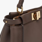 Peekaboo Mini Brown leather bag