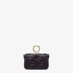 Nano Baguette Charm Black nappa leather charm