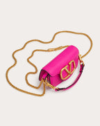 LOCÒ MICRO BAG IN CALFSKIN LEATHER WITH CHAIN