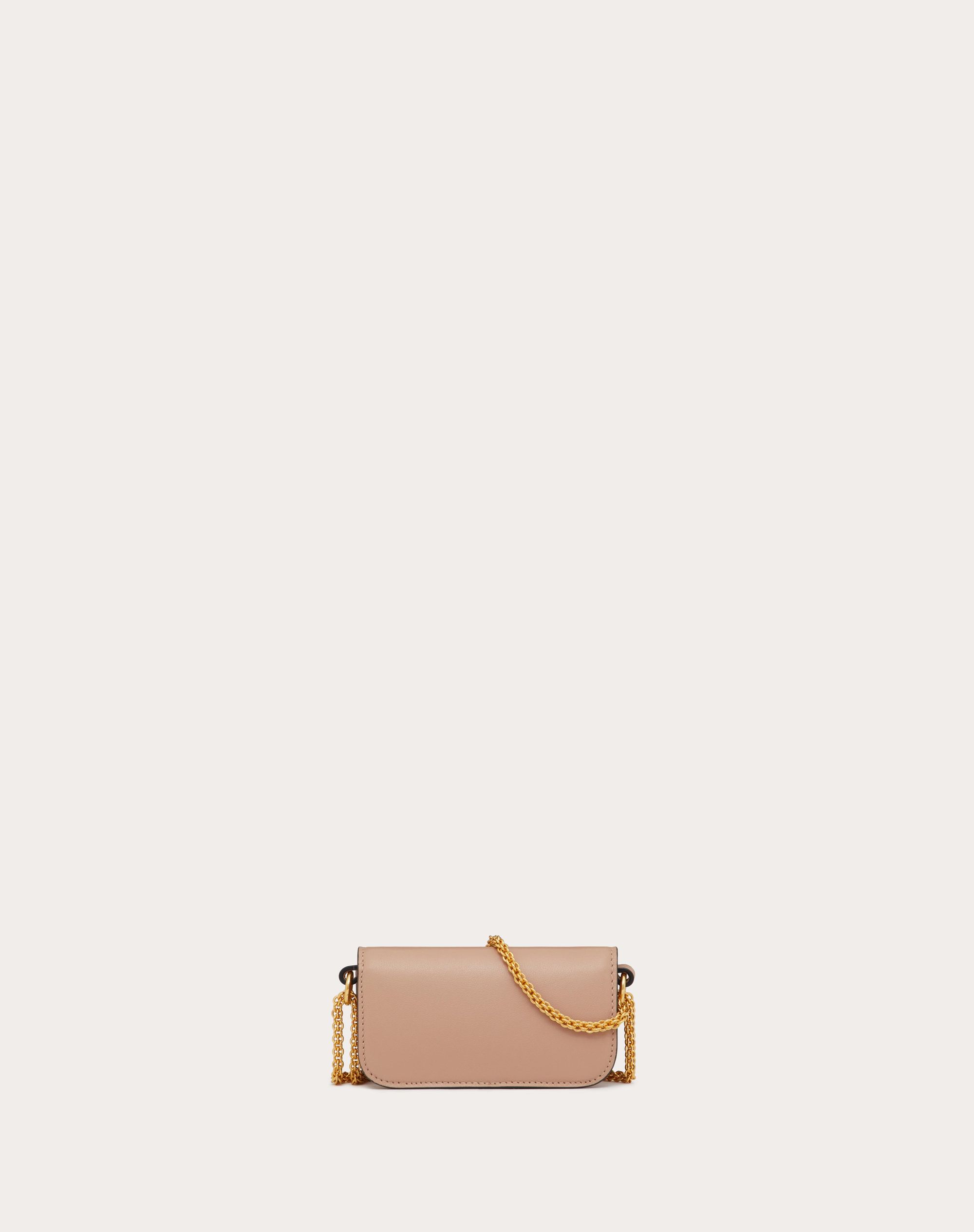 LOCÒ MICRO BAG IN CALFSKIN LEATHER WITH CHAIN