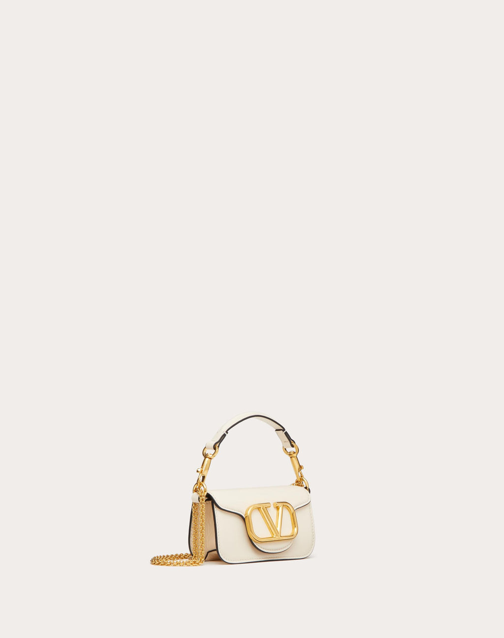 LOCÒ MICRO BAG IN CALFSKIN LEATHER WITH CHAIN