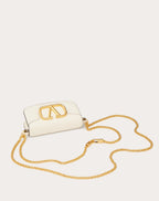 LOCÒ MICRO BAG IN CALFSKIN LEATHER WITH CHAIN