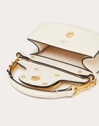 LOCÒ MICRO BAG IN CALFSKIN LEATHER WITH CHAIN