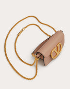 LOCÒ MICRO BAG IN CALFSKIN LEATHER WITH CHAIN