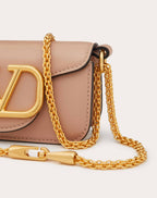 LOCÒ MICRO BAG IN CALFSKIN LEATHER WITH CHAIN