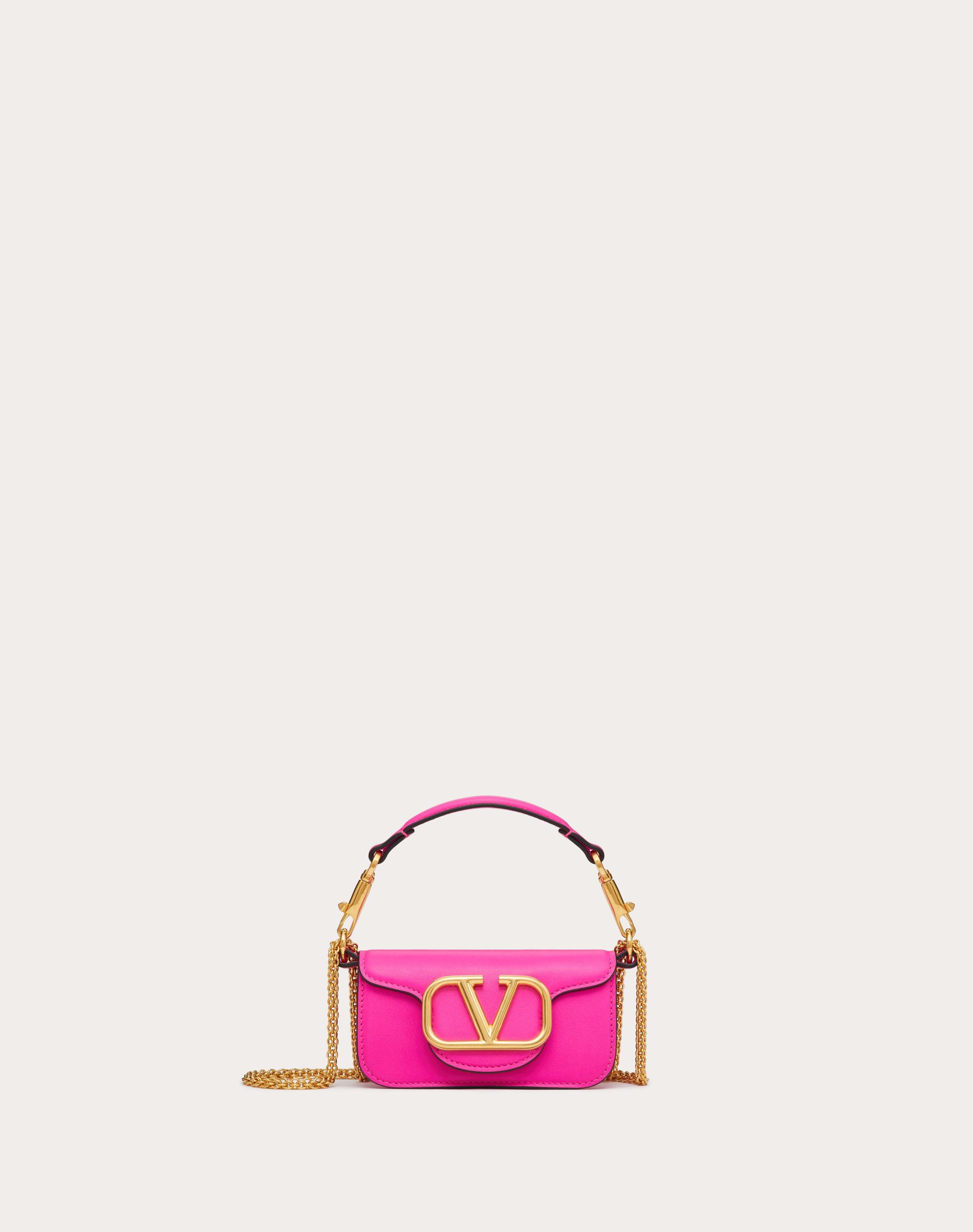 LOCÒ MICRO BAG IN CALFSKIN LEATHER WITH CHAIN