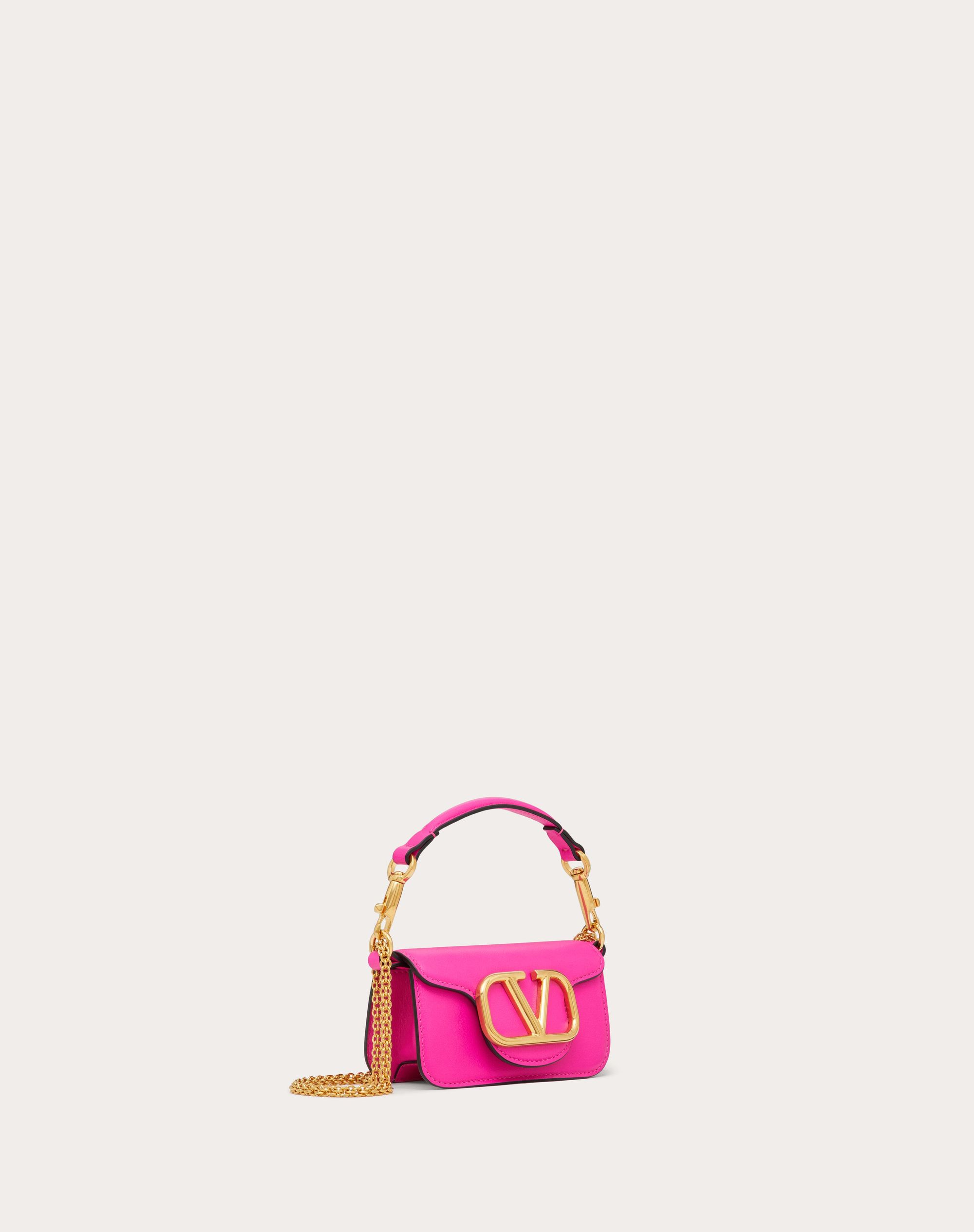 LOCÒ MICRO BAG IN CALFSKIN LEATHER WITH CHAIN