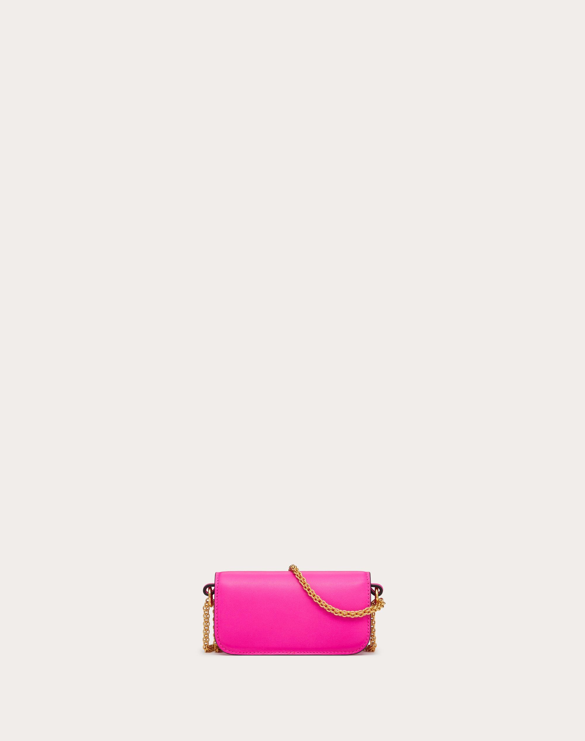 LOCÒ MICRO BAG IN CALFSKIN LEATHER WITH CHAIN