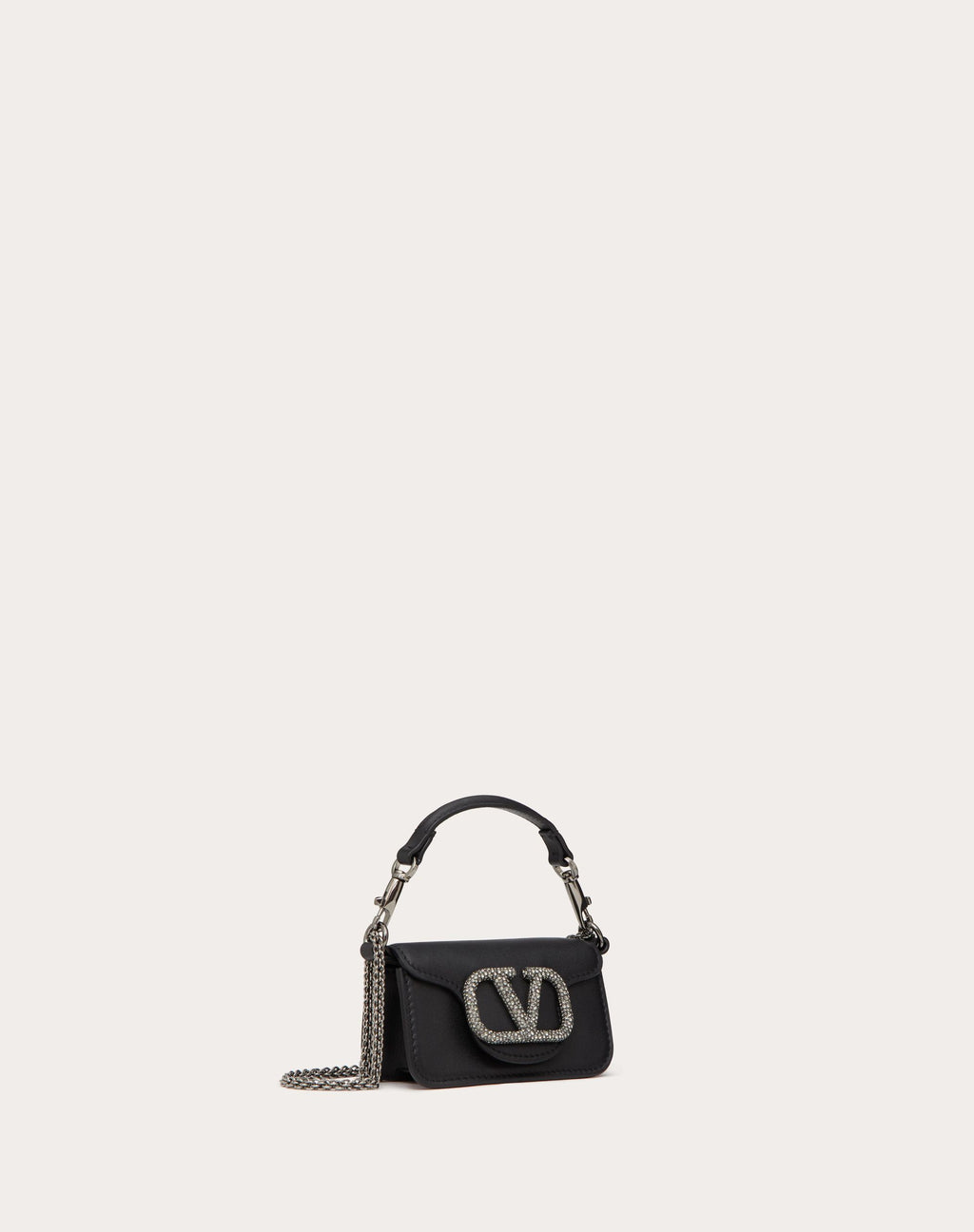 LOCÒ MICRO BAG WITH CHAIN AND JEWEL LOGO