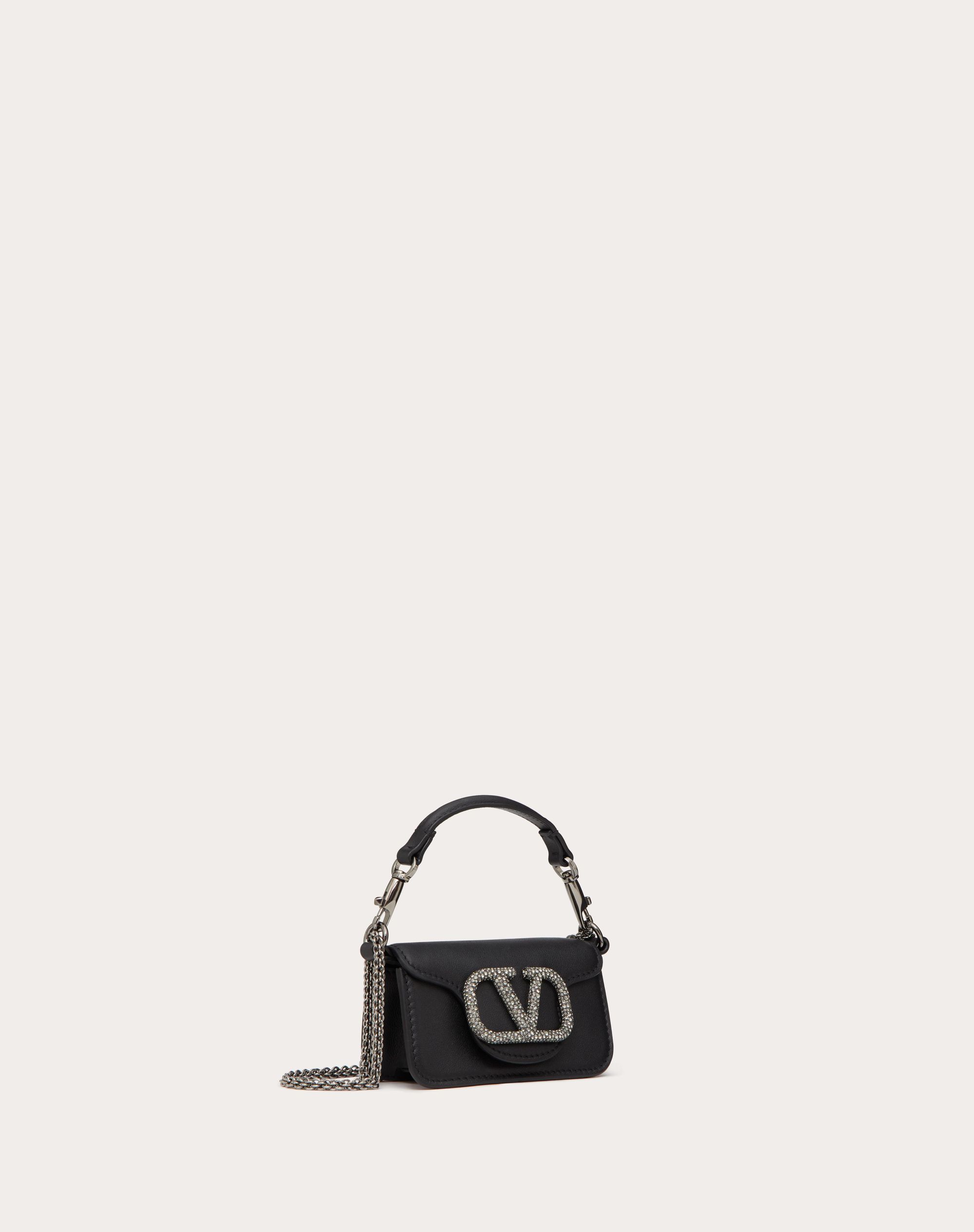 LOCÒ MICRO BAG WITH CHAIN AND JEWEL LOGO