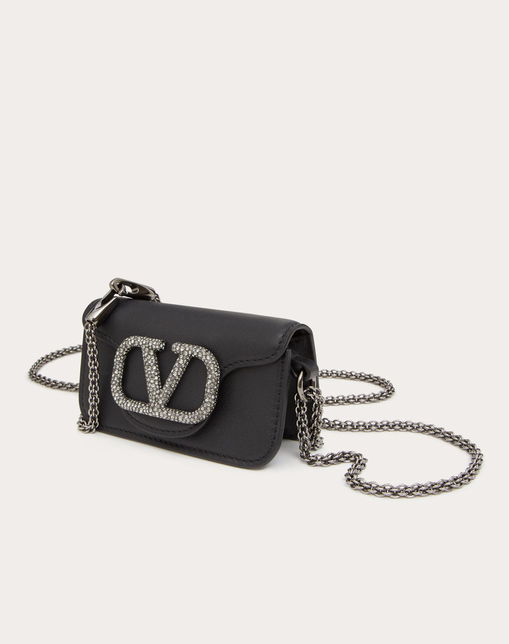 LOCÒ MICRO BAG WITH CHAIN AND JEWEL LOGO