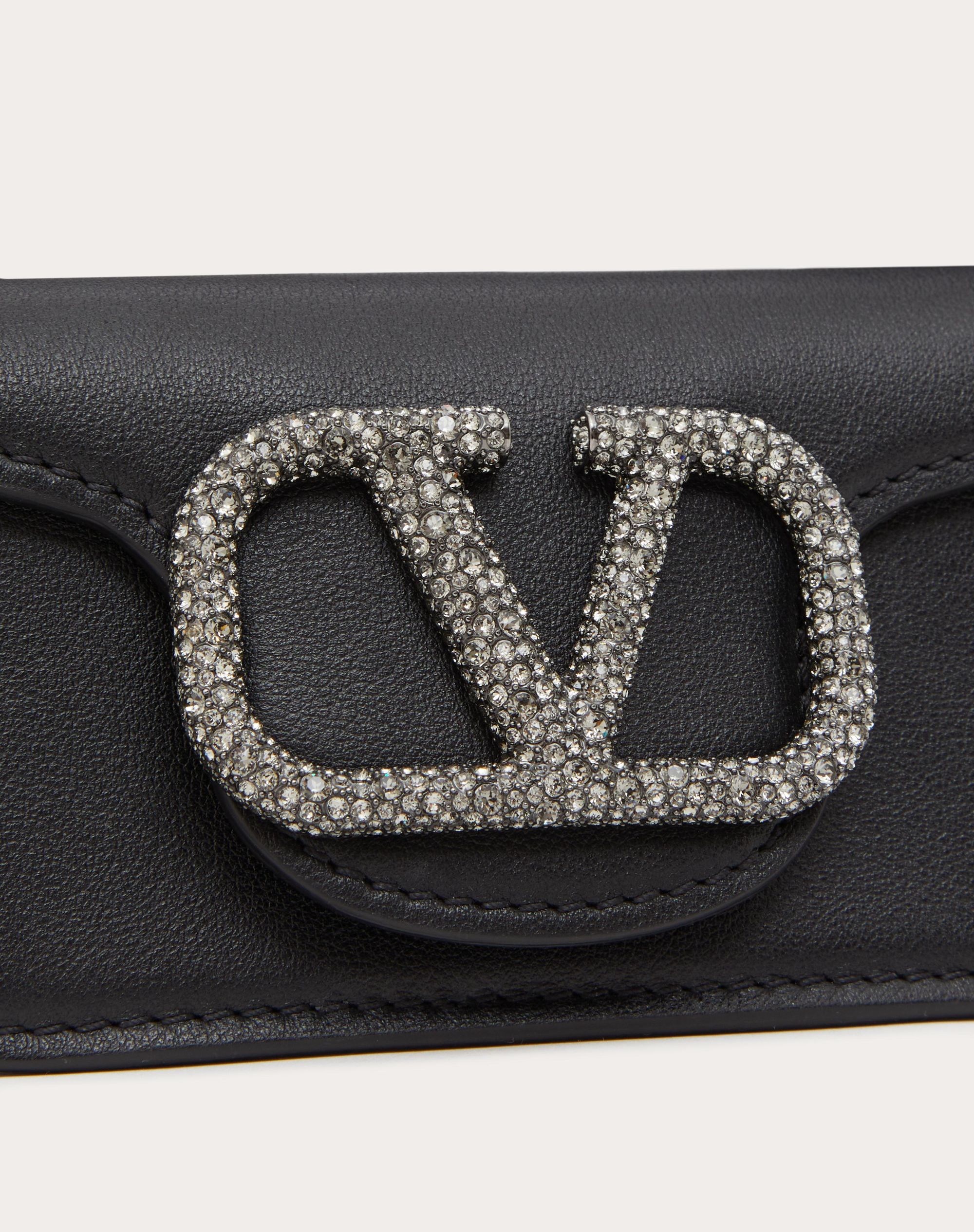 LOCÒ MICRO BAG WITH CHAIN AND JEWEL LOGO