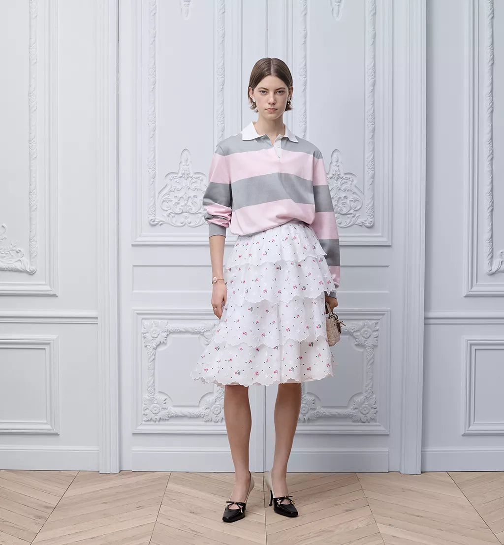Dior Marinière Long-Sleeved Polo Shirt