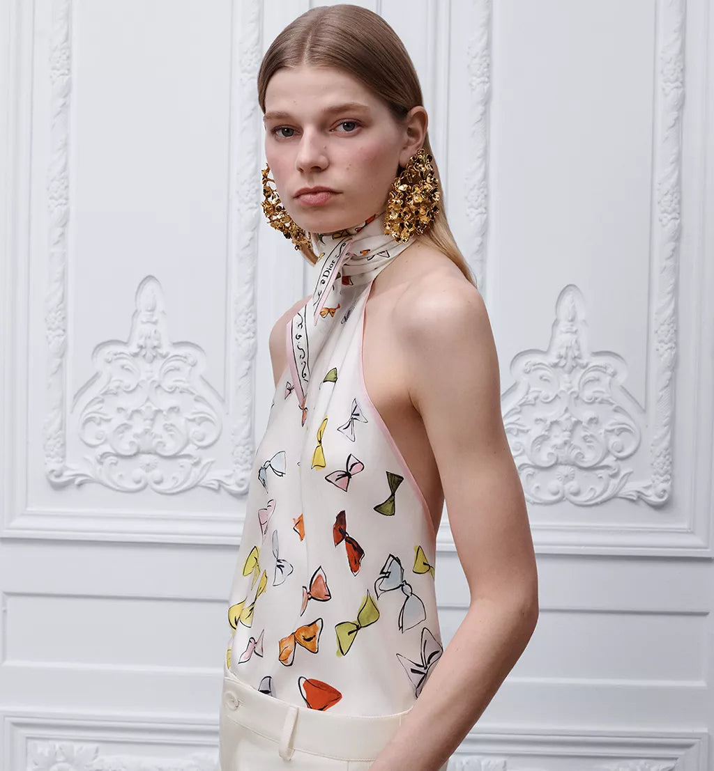 Dioriviera Dior Bows Dior Silk Top