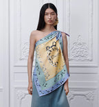Dioriviera Asymmetrical Silk Top
