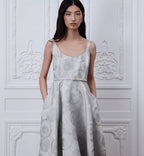 Mid-Length Belted Dress