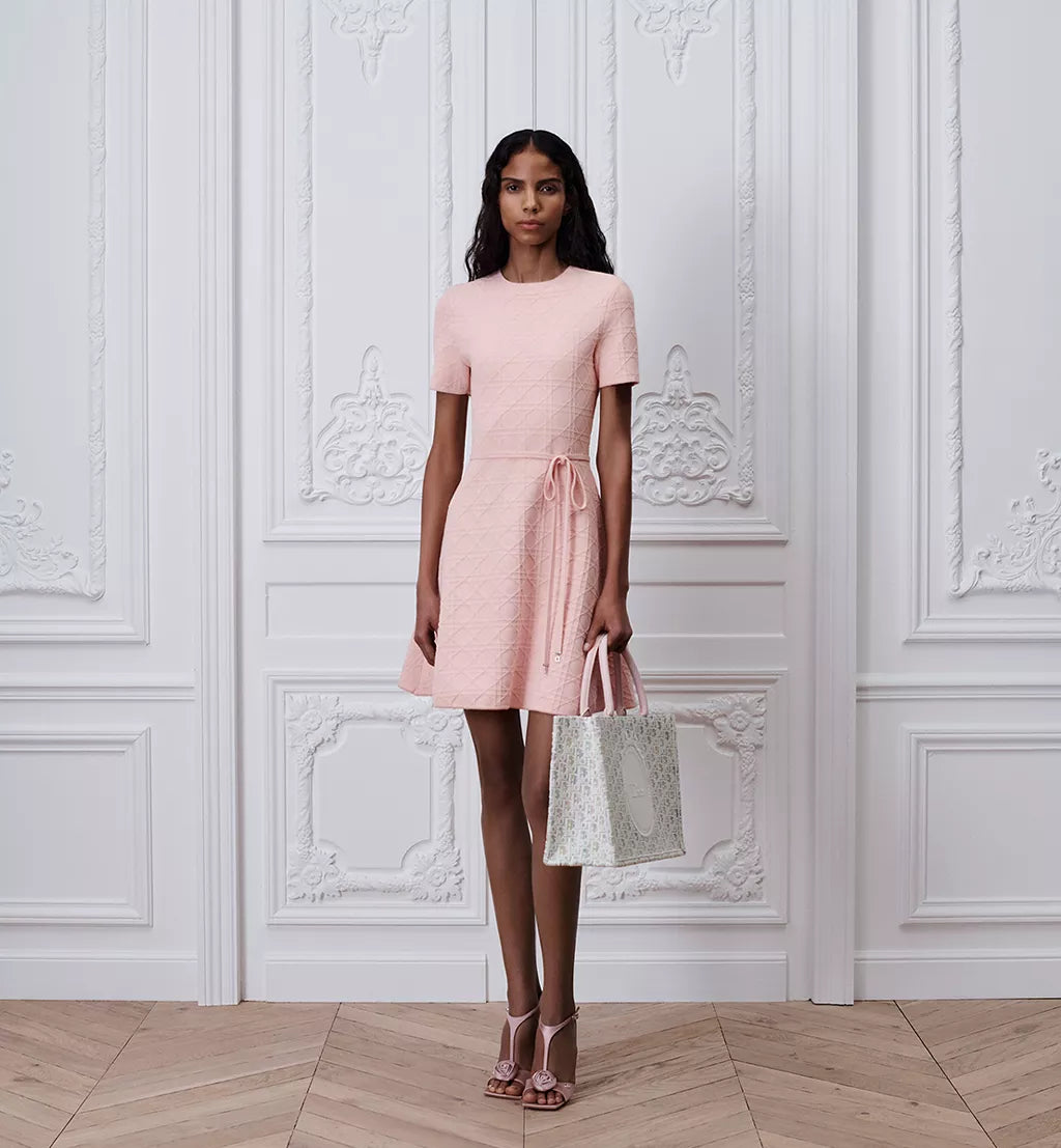 Short Flared Cannage Dress
