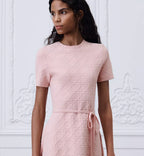 Short Flared Cannage Dress