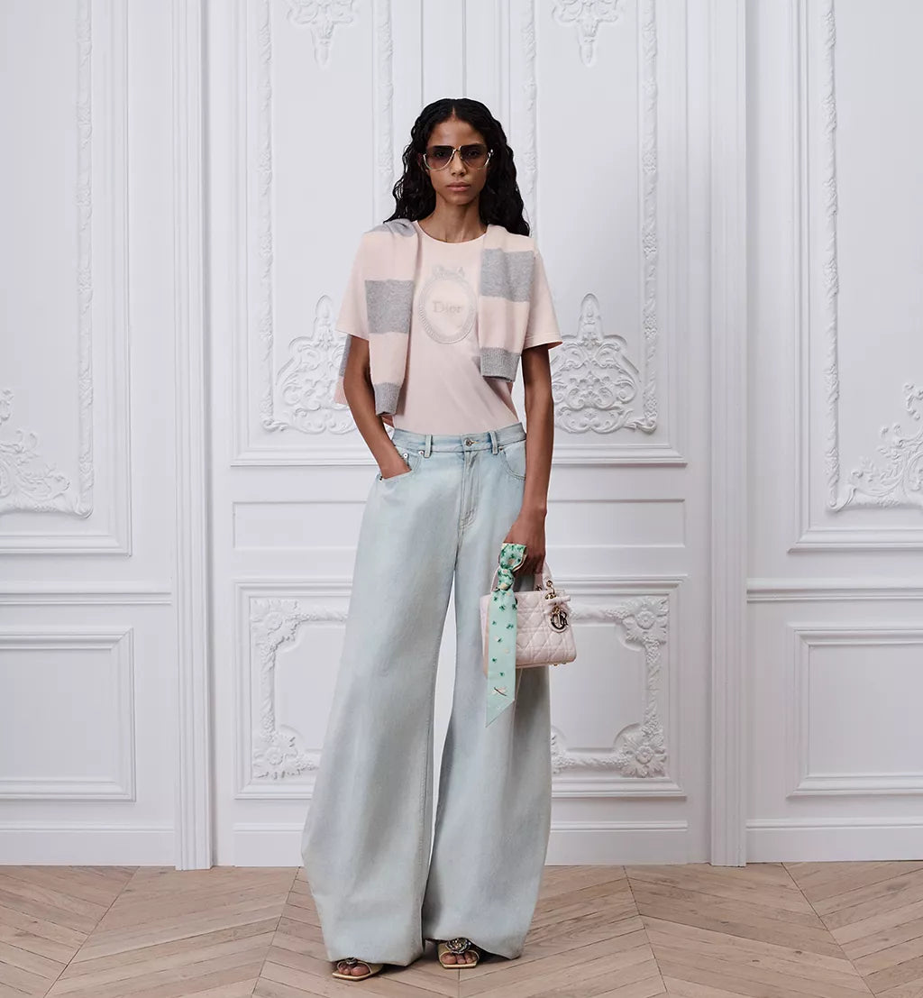 Dior Médaillon Embroidered Fitted Top