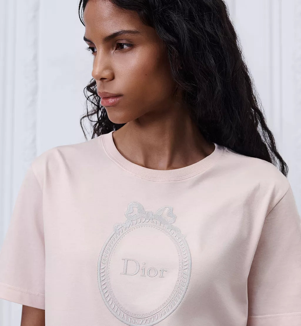 Dior Médaillon Embroidered Fitted Top
