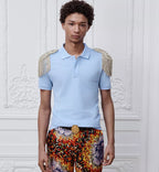 Polo Shirt with Epaulets, Regular Fit