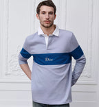 Long-Sleeved Rugby Shirt, Relaxed Fit
