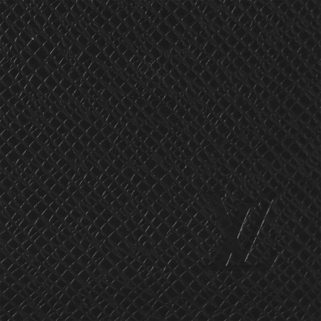 Louis Vuitton Marco Wallet – Black Taiga Leather