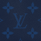 Louis Vuitton Multiple Wallet – Navy Blue Monogram Pacific &amp; Taiga Leather