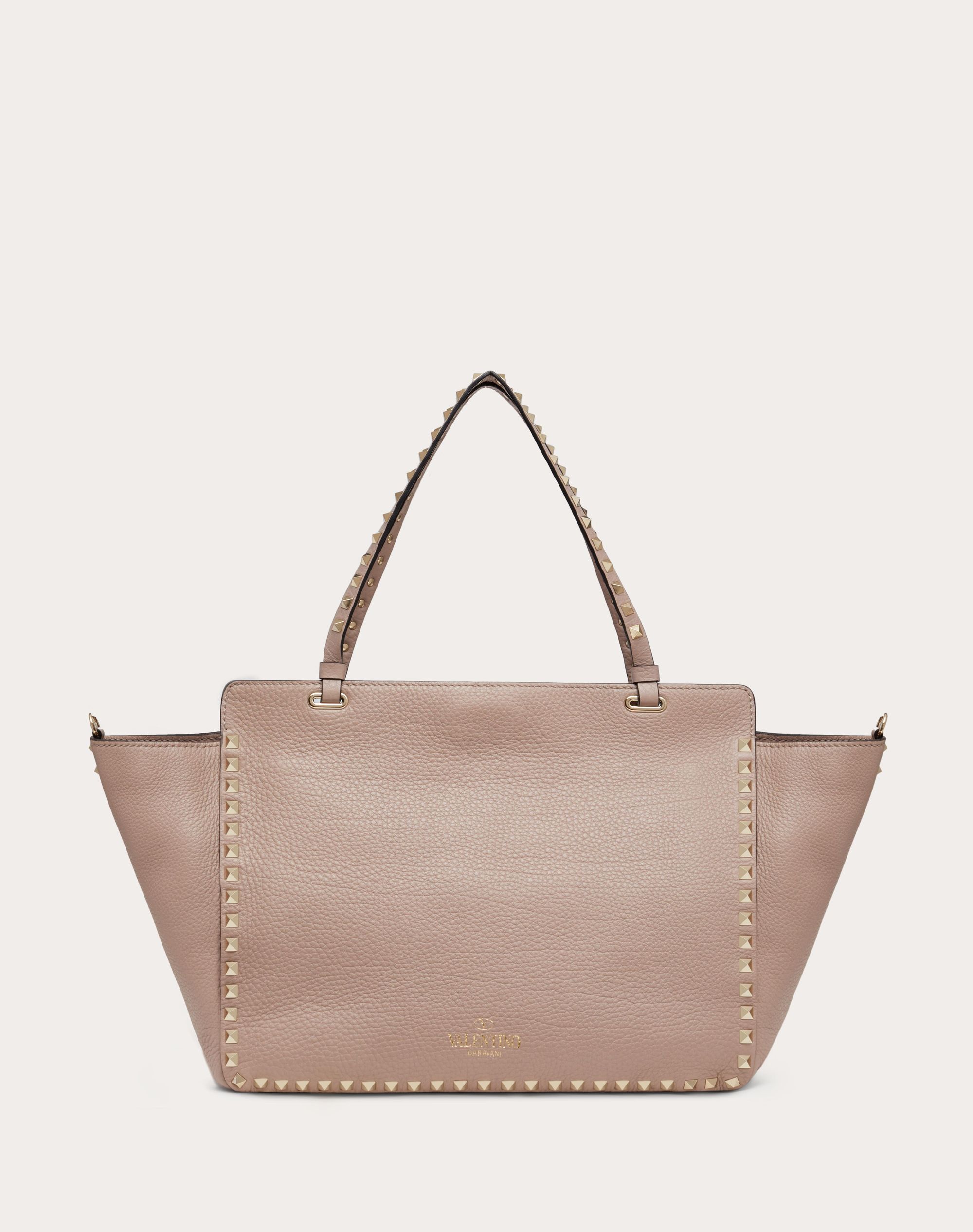 MEDIUM GRAINY CALFSKIN ROCKSTUD BAG