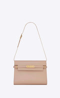 MANHATTAN SHOULDER BAG IN BOX SAINT LAURENT LEATHER