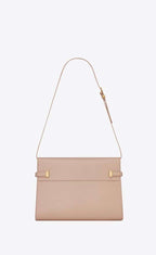 MANHATTAN SHOULDER BAG IN BOX SAINT LAURENT LEATHER
