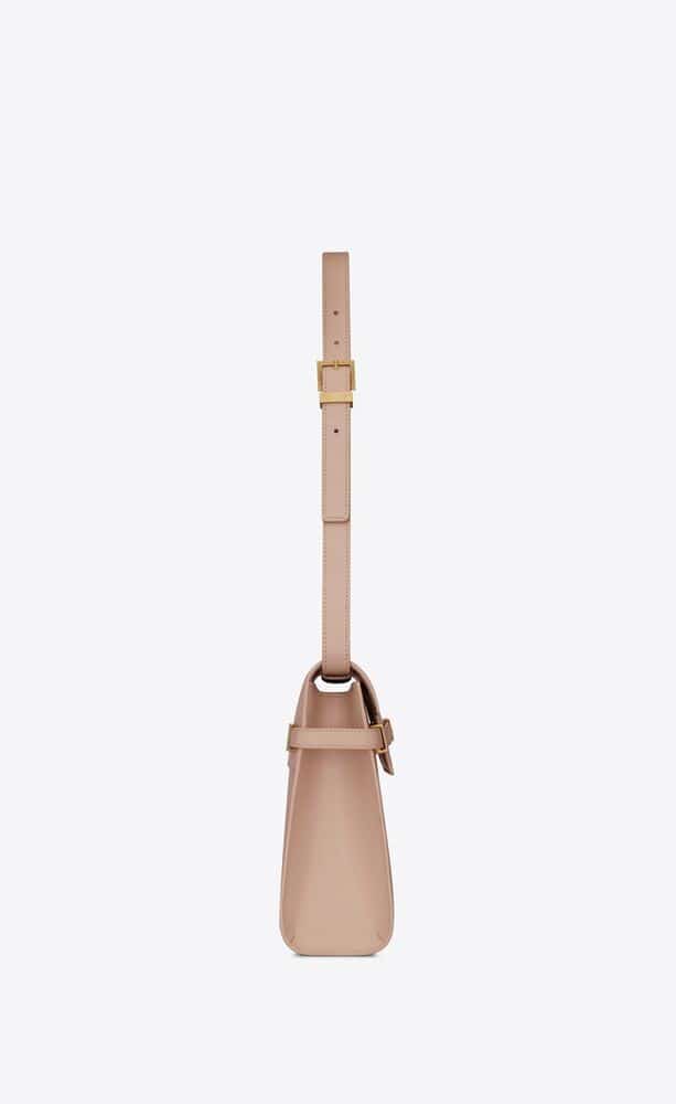 MANHATTAN SHOULDER BAG IN BOX SAINT LAURENT LEATHER