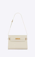 MANHATTAN SHOULDER BAG IN BOX SAINT LAURENT LEATHER