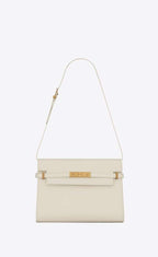 MANHATTAN SHOULDER BAG IN BOX SAINT LAURENT LEATHER