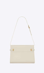 MANHATTAN SHOULDER BAG IN BOX SAINT LAURENT LEATHER