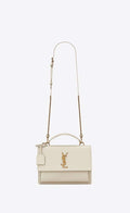 SUNSET MEDIUM TOP HANDLE IN SMOOTH LEATHER